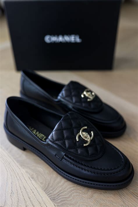 chanel 2018 spring summer shoes|authentic Chanel loafers.